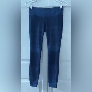 Athleta Blue Ankle Leggings Size S
